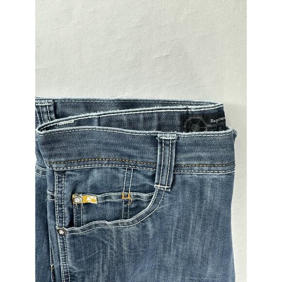 South Pole Men’s Jeans Size 30 X 30 straight leg blue denim light wash, Y2K - Picture 6 of 8